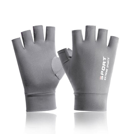Summer Sun Protection Gloves, Ice Sleeves, Integrated Sun Protection Sleeves, Non-Slip, Breathable, Touch Screen, Outdoor Fishing, Cycling, Driving and Commuting