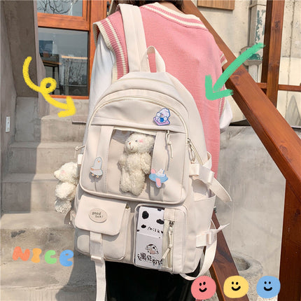 Japanese-Style Ins Anime Convention Large-Capacity Casual Girl Backpack Student School Bag