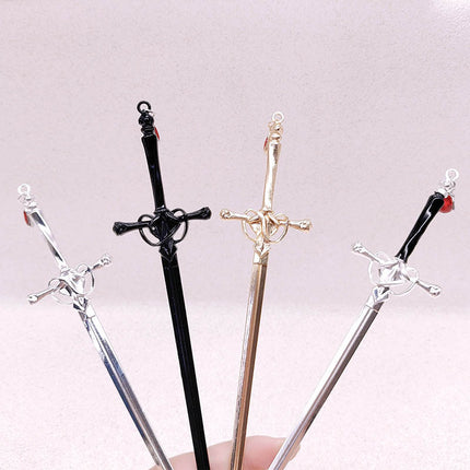 Sword water drop hairpin advanced sense new Chinese style hairpin antique Chinese clothing hair accessories hair pin