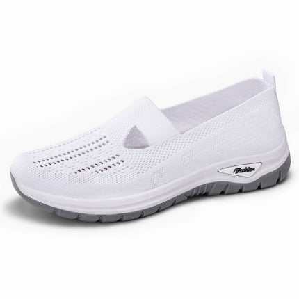 Women's Shoes, Spring Fashionable Breathable Shoes, Cross-Border Dropshipping, Middle-Aged and Elderly Mother's Shoes, Soft Soles That Don'T Tire the Feet, Casual Mesh Shoes