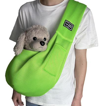 Amazon's Best-Selling Mesh Summer Foldable Shoulder Pet Bag Large Capacity Breathable Portable Travel Cross-Body Cat Bag