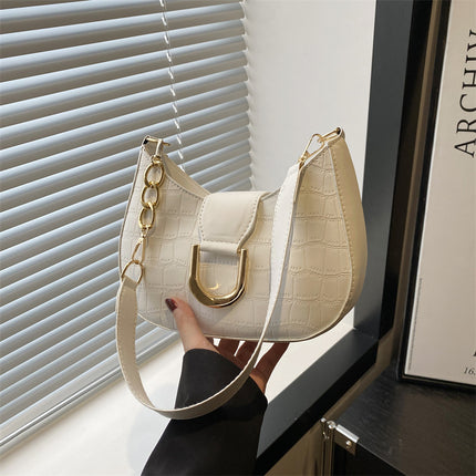 Fashionable Bags, Feminine Niche Design Crescent Bags, 2025 Fashion Trendy Casual Women's Personalized Shoulder Bags