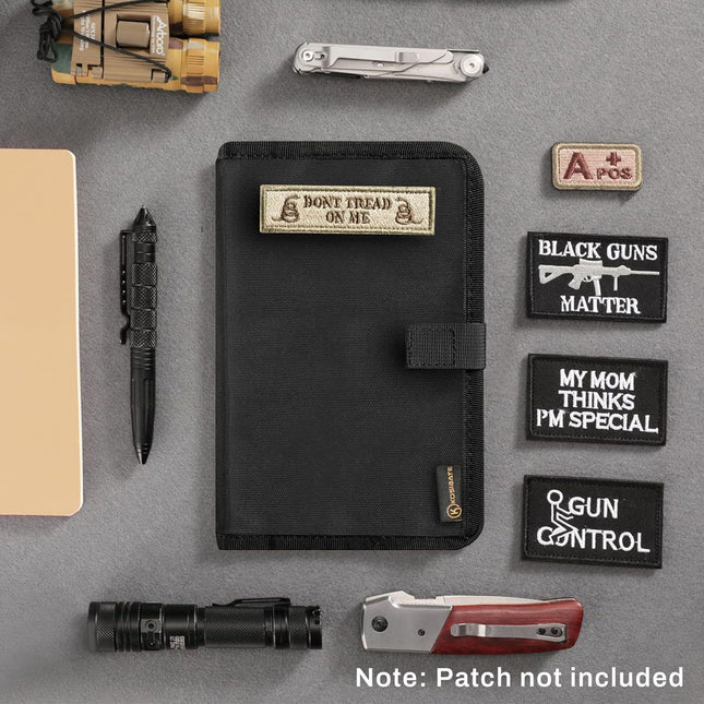 Cross-Border Tactical Stationery Outdoor Tactical Portable Notepad Loose-Leaf Detachable A5 Notebook Protective Cover