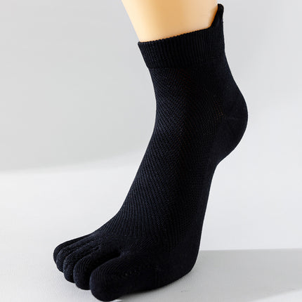 Toe Socks for Men and Women, Ultra-Thin Breathable Mesh Summer Tabi Socks, Pure Cotton Combed Short-Tube Pure Cotton Boat Socks, Invisible Socks