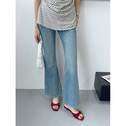 2025 New European and American Fashion Open-Toe Slippers Low-Heeled Elegant Sandals for Women