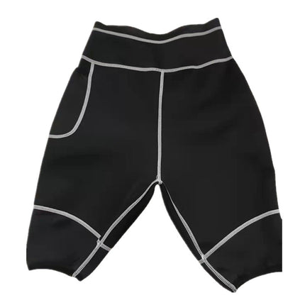 Amazon Cross-border Sports Fitness Neoprene Pocket Design Abdominal Corset Sweat Yoga Body Shaping Shorts