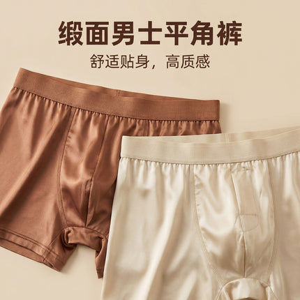Ice Silk Men's Breathable Arlo Pants Summer Traceless Cool Sense Men's Underwear Antibacterial 2025 New Four-Corner Shorts