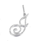Silver single letter J