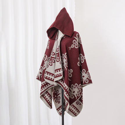 Ethnic Style Shawl Cape for Women, Suitable for Outdoor Wear, Yunnan Lijiang Xinjiang Xizang Travel Photography, Stylish Scarf for Women