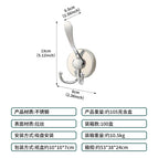 Suction cup hook - triple hook - silver - single pack