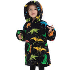 Multicolor Dinosaur Winter Suit-Kid / One size fits all, length 60cm