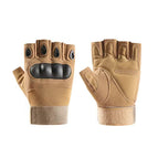 Half finger hard shell-sand color / L