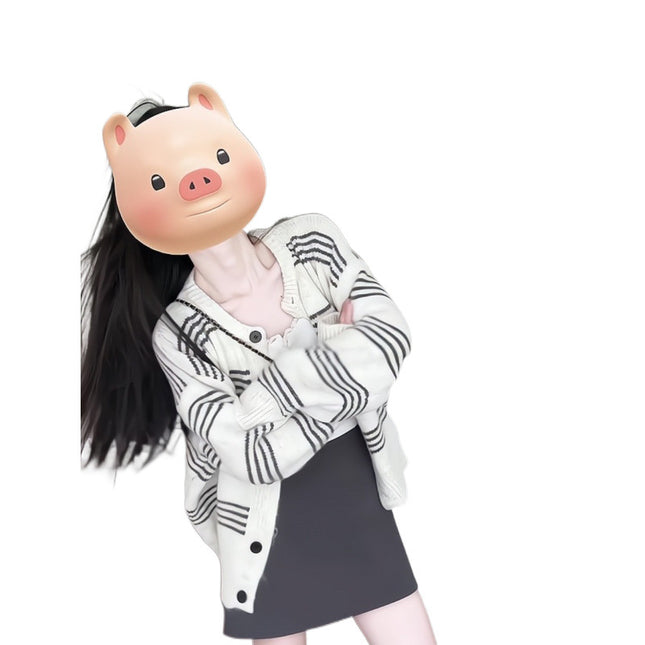 Autumn 2024 gentle ootd wear a set of temperament age-reducing fashion salt high-end Korean drama suit skirt