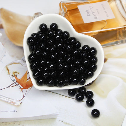 Solid color acrylic round beads handmade beaded diy accessories material Yiwu jewelry manufacturers wholesale candy color beads