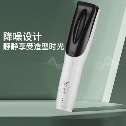 Cross-border baby hair clipper silent automatic suction baby hair shaving home newborn children electric pusher shaver