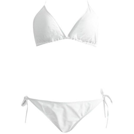 Swimwear Women's Summer Sexy Spice Girls Pure Desire Wind Vacation Bikini Swimwear Triangle White Underwear suit Internet Popular