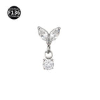 Teeth m0.9 / Round prong zirconia pendant (head only)