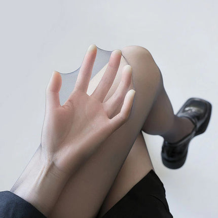 0D ultra-thin black stockings women's invisible super transparent black silk sexy pantyhose summer anti-snagging silk beauty socks