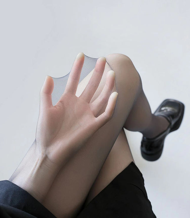 0D ultra-thin black stockings women's invisible super transparent black silk sexy pantyhose summer anti-snagging silk beauty socks
