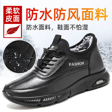 Men's Cotton Shoes, Winter Sports Shoes, Export Cotton Shoes Wholesale, Fleece-Lined and Thickened Men's Winter Boots, Warm Snow Boots