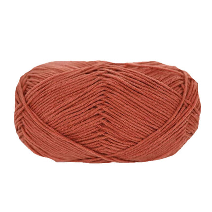 Xuefeier 4-Strand Milk Cotton Wool Ball 4-Strand Combed Cotton Thread Does Not Ball Baby Hand-Knitted DIY Cute Doll