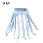 blue long detachable