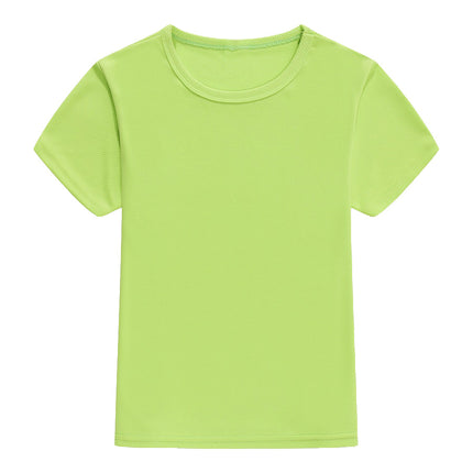 Summer Kindergarten Class Uniform Printed Primary School Student Summer Camp Quick-Drying T-Shirt Children's Day Advertising Shirt Kidsren's T-Shirt Customization