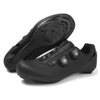 Black road car lock shoes / 36