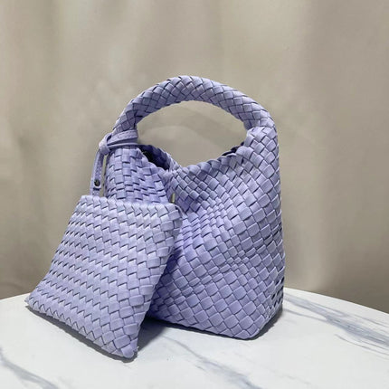 Nylon Cloth Woven Bag Cross-border Wind Diving Material Bag Large Capacity Portable Vegetable Basket Bag Chain Crossbody Bag
