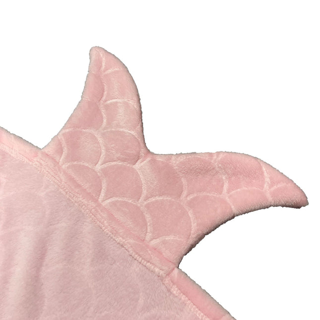 Children's Bathrobe Flannel Hat Household Baby Fish Scale Nightgown Pajamas Autumn and Winter Soft Absorbent Bathrobe Baby