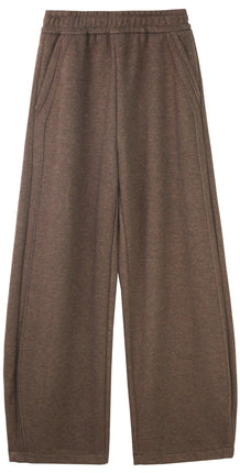 New Autumn and Winter Women's Personalized Versatile Scimitar Pants for Travel, Sports Casual Pants, Loose Wide-Leg Sports Pants