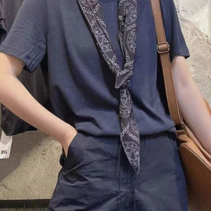 2025 New Long Scarf Korean Style Printed Temperament Scarf Summer Fashion Decorative Bangle Scarf Factory Wholesale