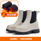 Khaki [fleece cotton socks] / 35