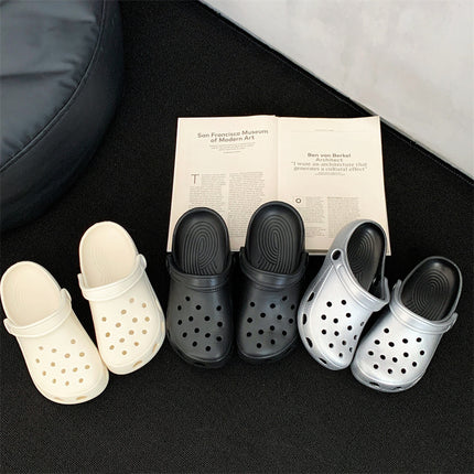 silver Cave Shoes Niche Fashionable All-match EVA Material Lightweight Comfortable Non-slip Deodorant Outwear Lovers
