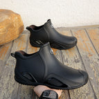 Pure black shoes / 39
