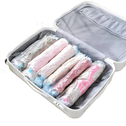 Hand-Rolled Vacuum Compression Bag, Clothes Quilt Storage Bag, Sealed Bag Artifact, Business Trip, No Air Extraction, Home Travel