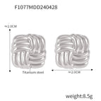F1077-Steel earrings