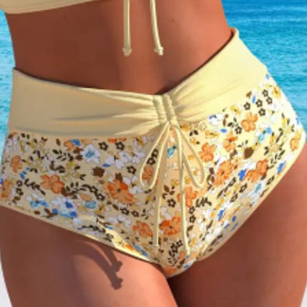 New Cross-Border Split Swimsuit for Women European and American Fashion Bikini Split Swimsuit Sexy Backless Neck Split Swimsuit