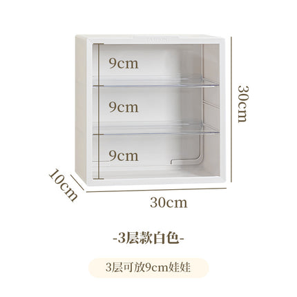 Labubu Display Box Wall-Mounted Labubu Blind Box Storage Box Hand-Made Doll Display Shelf Without Punching