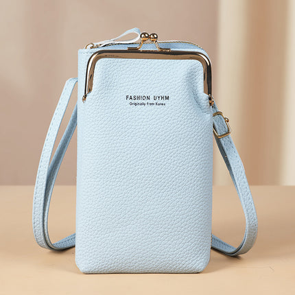 Factory wholesale mobile phone bag women's simple all-match small messenger bag multi-use change purse mobile phone bag Mini small bag for women