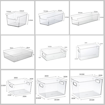 Desktop Storage Box Acrylic Transparent Toilet Bathroom Cosmetic Mask Compartment Storage Box Sundries Storage Box