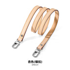 C- 65 Fixed Vegetable Tanning apricot Nailing Door Buckle Silver / 1.2cm*100cm