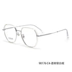 C4 transparent silver white frame