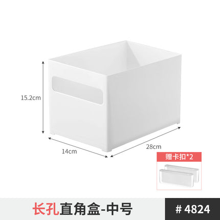 Cabinet Storage Box Snacks Sundries Pot Storage Household Organizing Box Kitchen Drawer Desktop Right Angle Storage Box