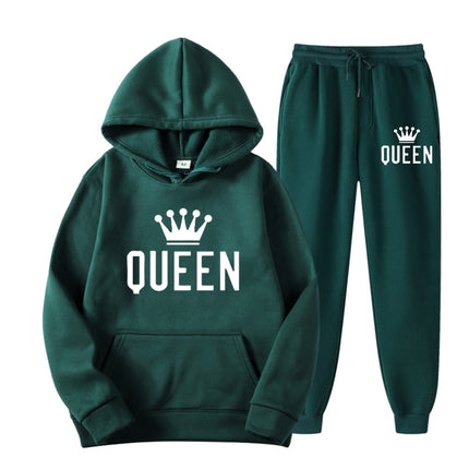 2025 European and American New Autumn and Winter Men's Large Size Thickeneded Casual Hoodies Sweatshirts Sports Fitness Men's Suits