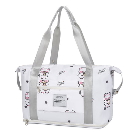 Cross-Border Dry and Wet Separation Storage Bag, Short-Distance Travel Bag, Large-Capacity Dry and Wet Separation Business Trip Lightweight Portable Luggage Bag