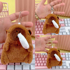 Bead chain style / Dark brown white nose capibala