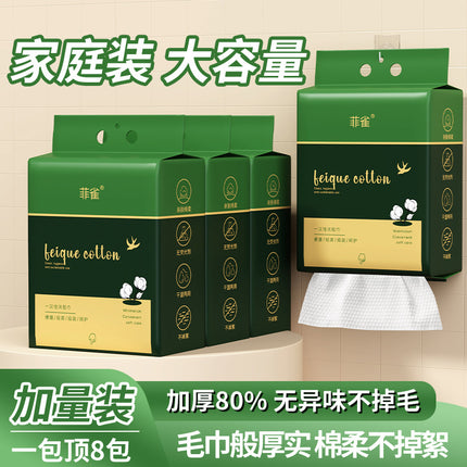 Hanging Towel Disposable Home Decoration Household Cotton Soft Towel Bottom Wall-Mounted Beauty Removable Facial Cleansing Towel
