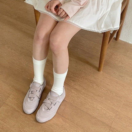 Trendy~2026 New French Retro Style Velcro Ballet Trainers for Women, Versatile Casual Sneakers
