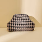 Houndstooth [black khaki] / 30*22*9cm